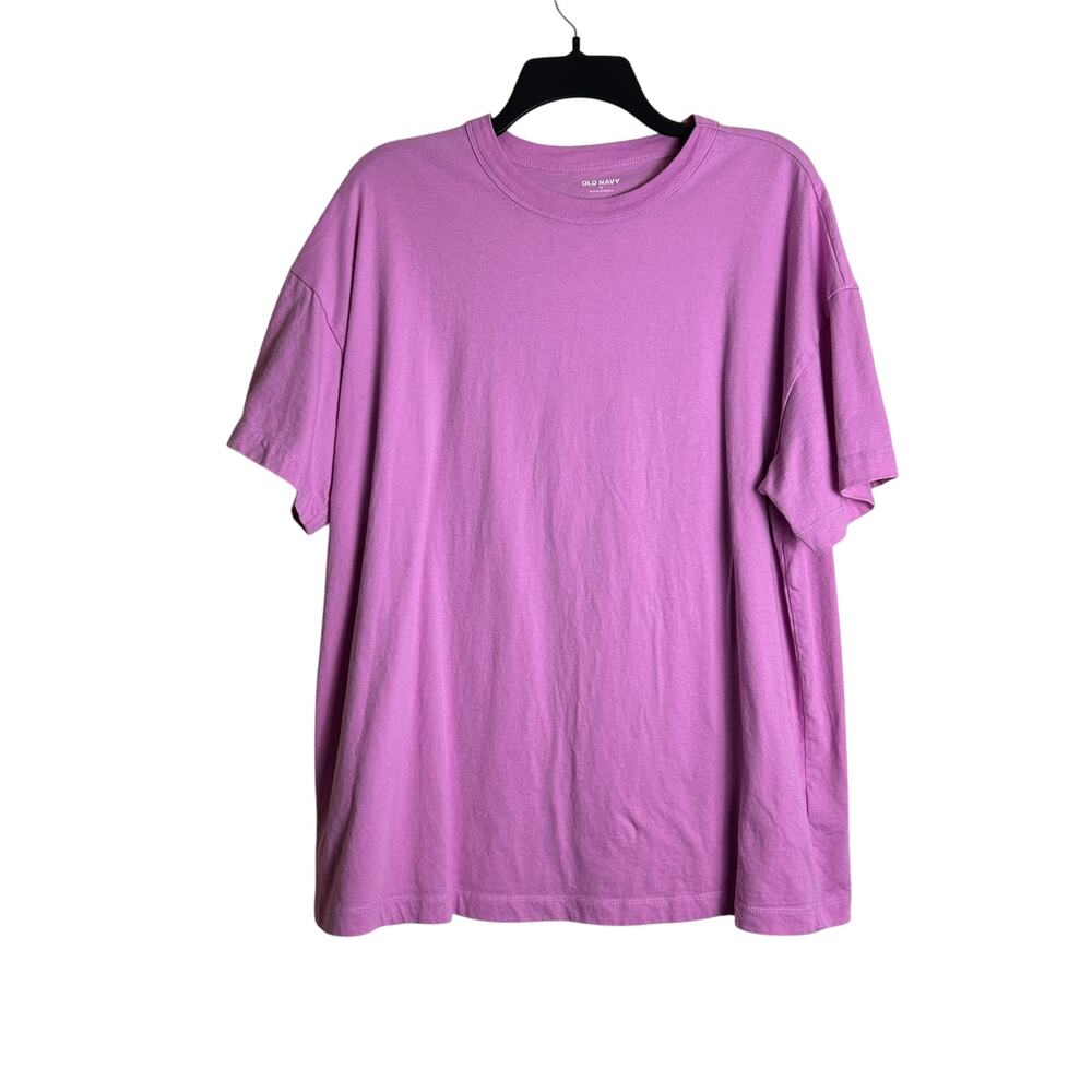 Old Navy XL Women's Oversized EveryWear Tunic T-shirt Rock Rose